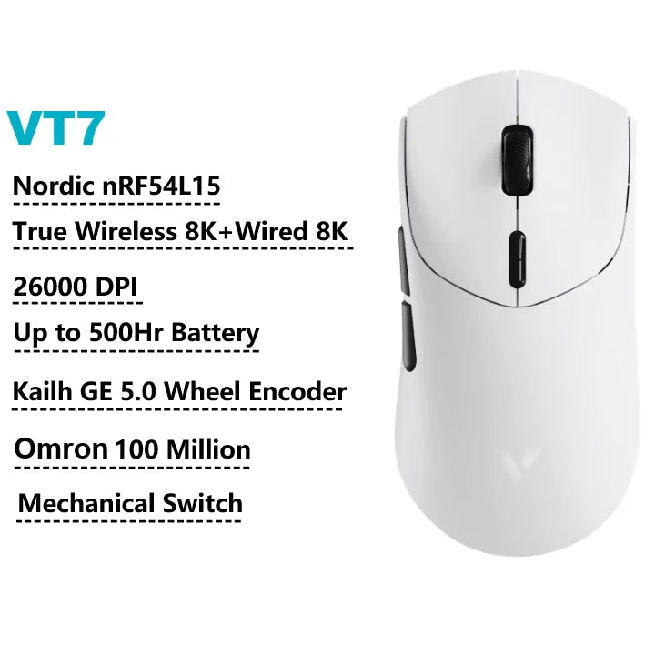 Leichte Wireless Gaming-Maus mit 8K Polling-Rate