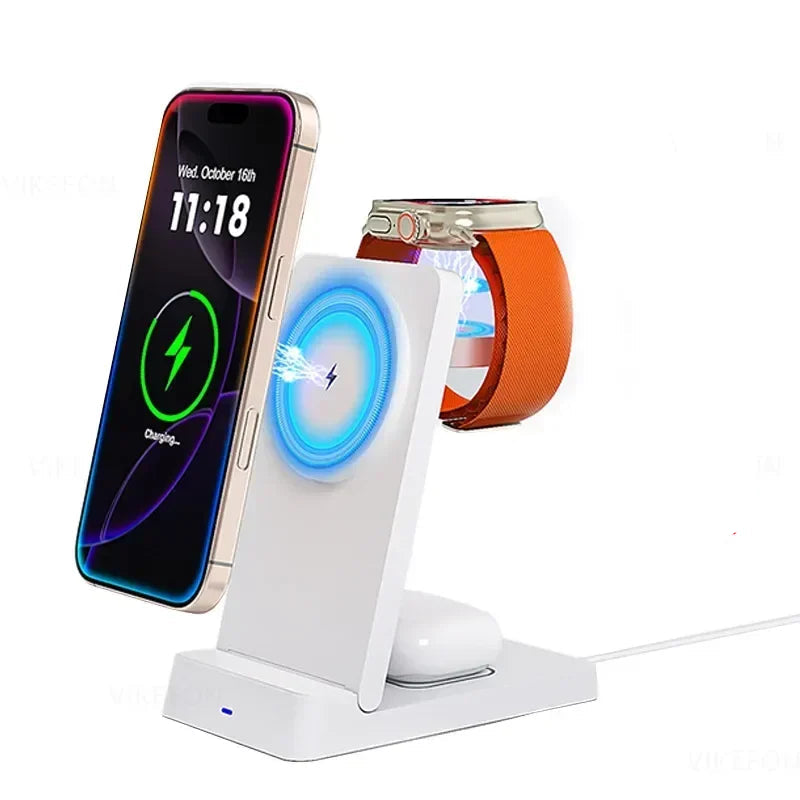 30W Faltbares 3-in-1 Magsafe Ladegerät Station