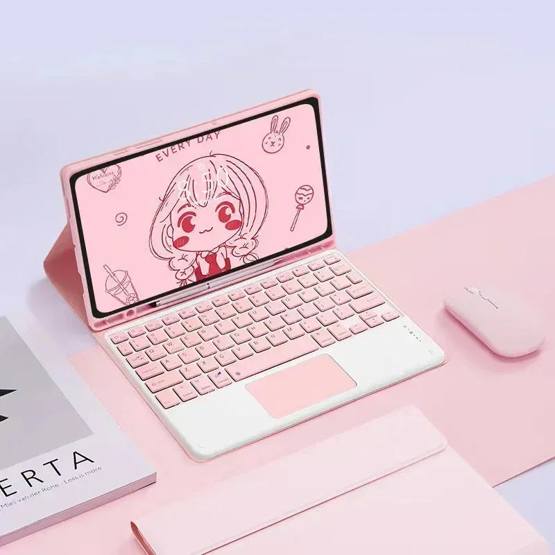 Touchpad Tastatur Hülle mit Maus für iPad 11. Gen 11 Zoll 2025