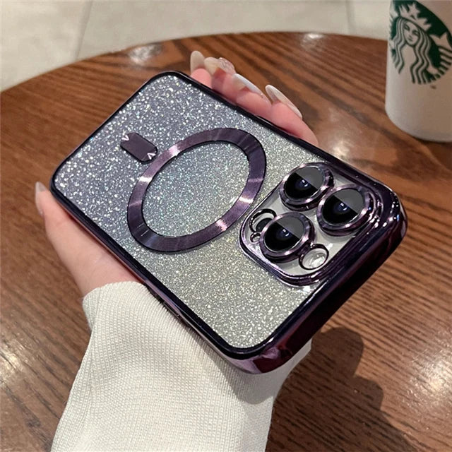 Luxus Flash Glitter Magsafe Hülle für iPhone 17 Air