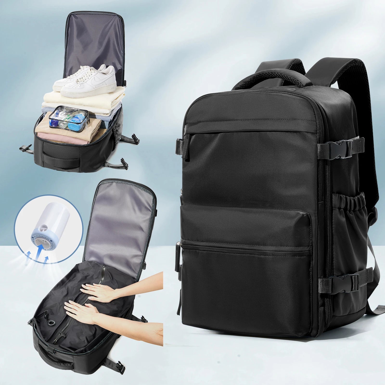 Erweiterbarer Reise-Laptop-Rucksack
