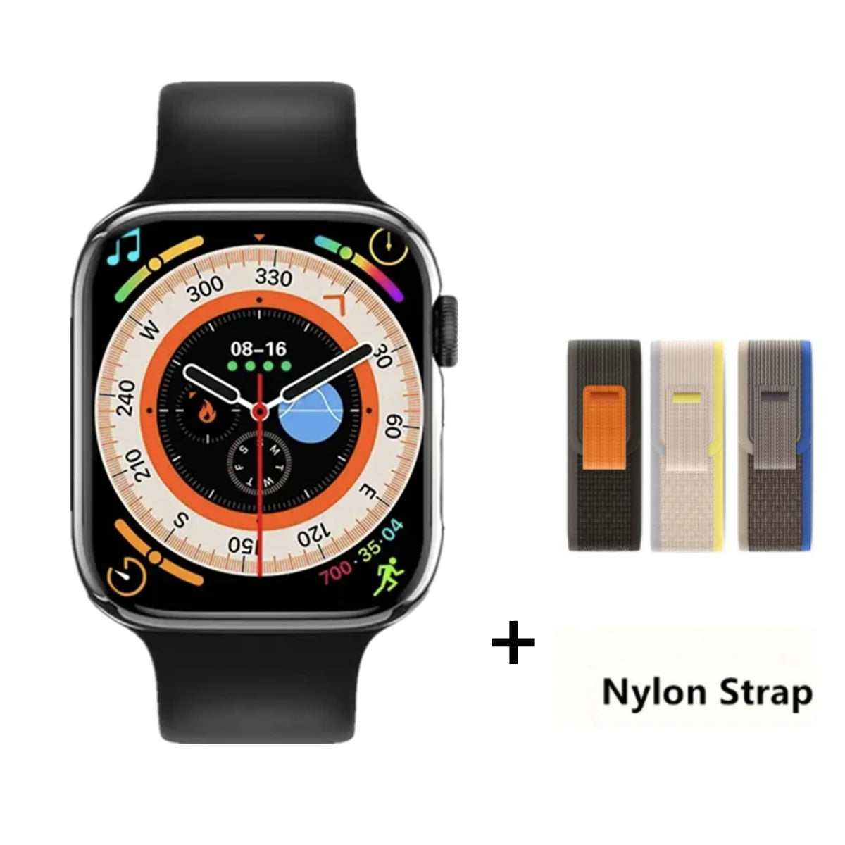 Moderne Smartwatch 10 GPS NFC BT-Anruf Herren