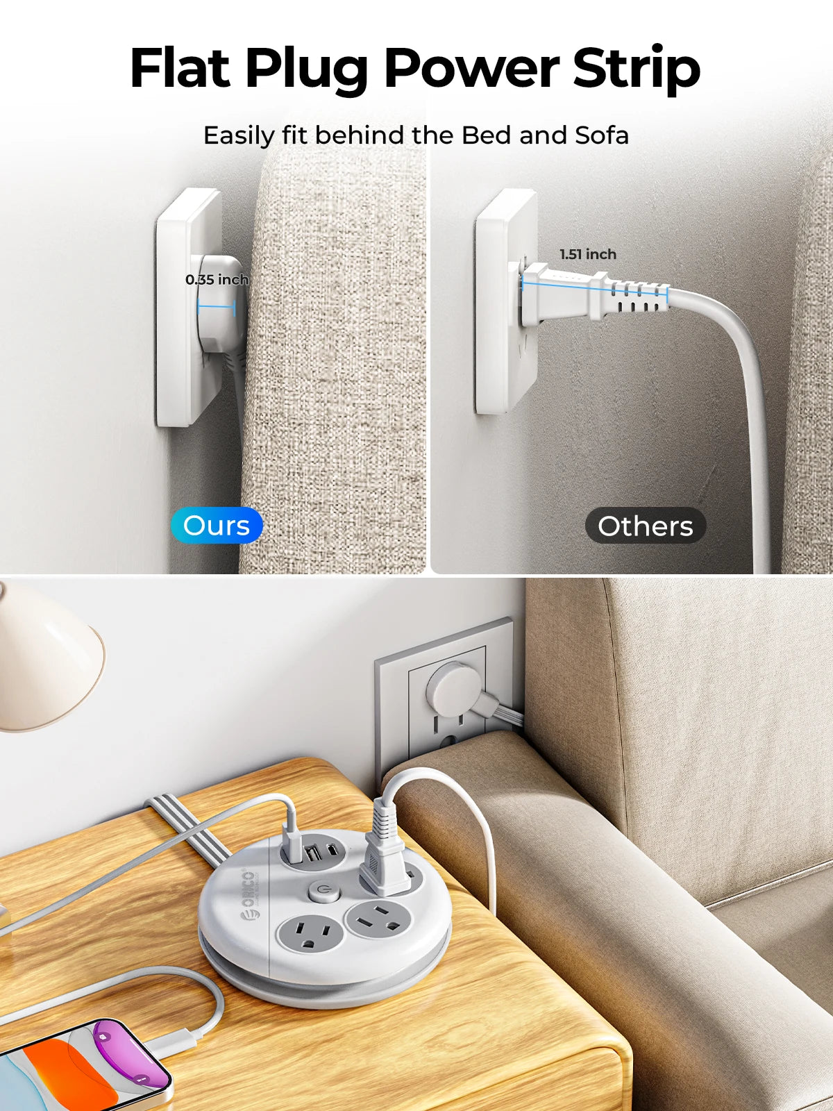 Steckdosenleiste Reiseadapter USB-C