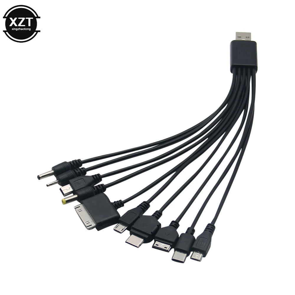 10in1 Micro USB Ladegerät Kabel für Handys