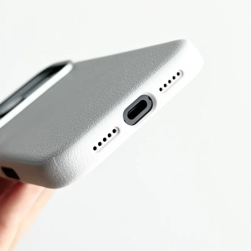 Elegante Magnet-Lederhülle für iPhone 17 Pro Max