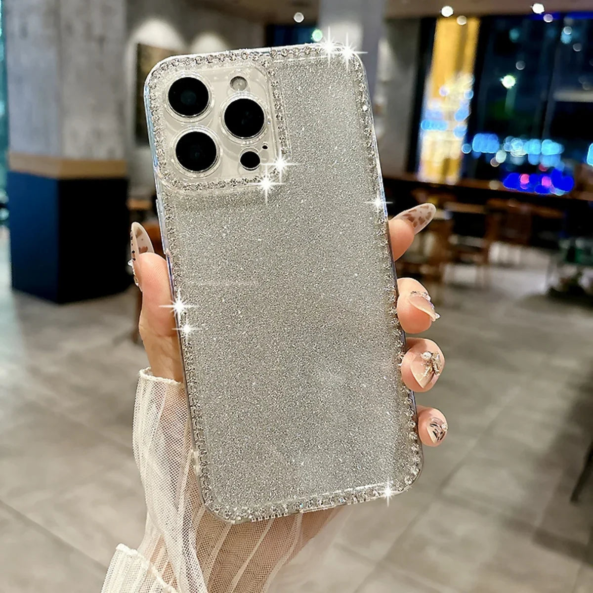 Transparente Diamant TPU Hülle für Samsung S25