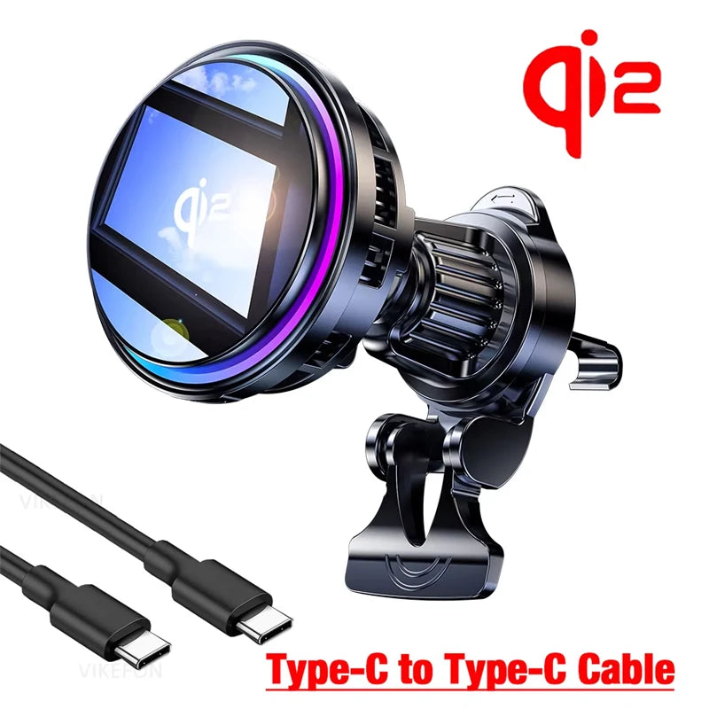 Magnetischer Auto-Ladeständer mit Kühlung, 15W iPhone