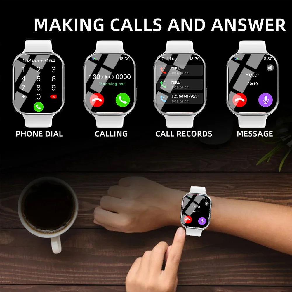 Intelligente Sportuhr mit Bluetooth Anruf & Fitness Tracker