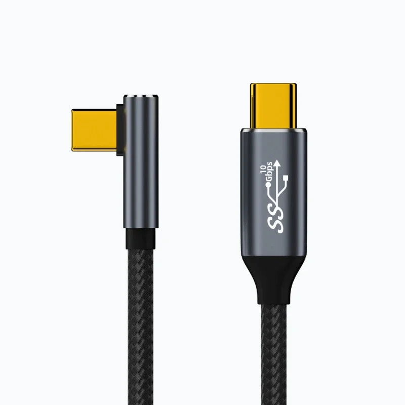 3M USB-C 3.1 Gen2 Schnellladekabel 90-Grad-Datenkabel