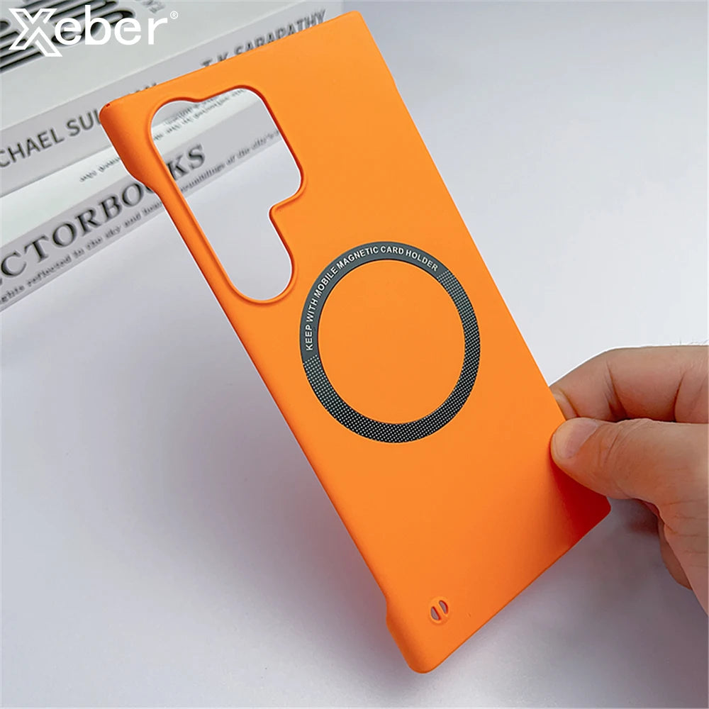 Luxuriöse dünne magnetische für Samsung Hülle