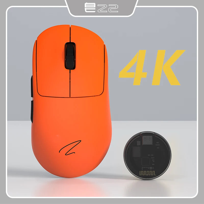 Leichte 4K Gaming-Maus mit 3 Modi und 6 DPI-Stufen