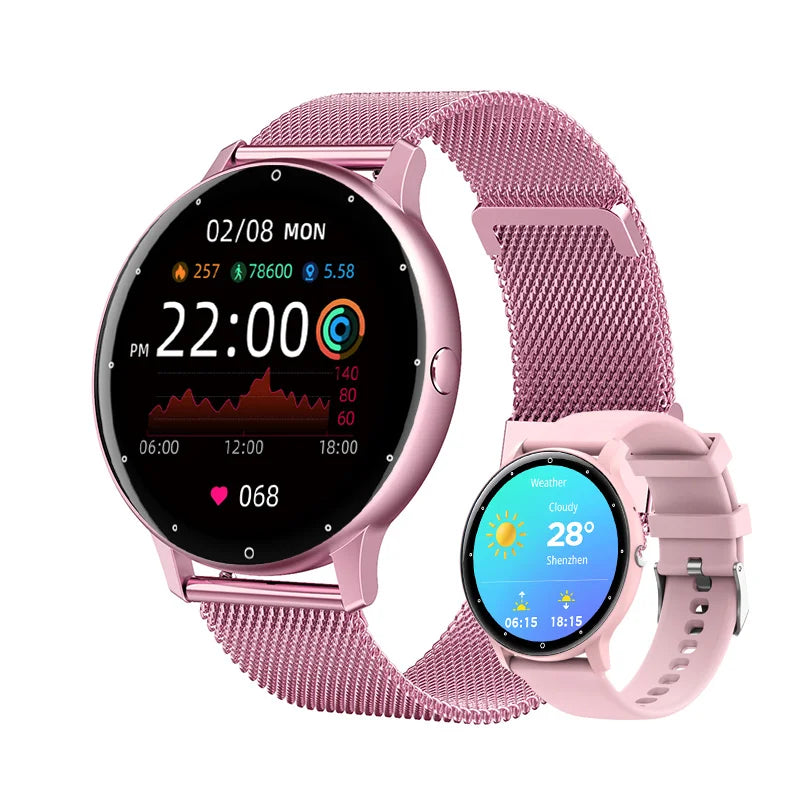 Damen Smartwatch 2025 mit AMOLED GPS & Bluetooth Anruf