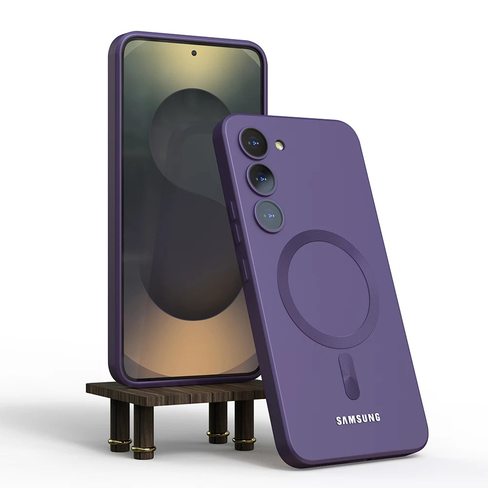 Magsafe Silikonhülle für Samsung Galaxy S25