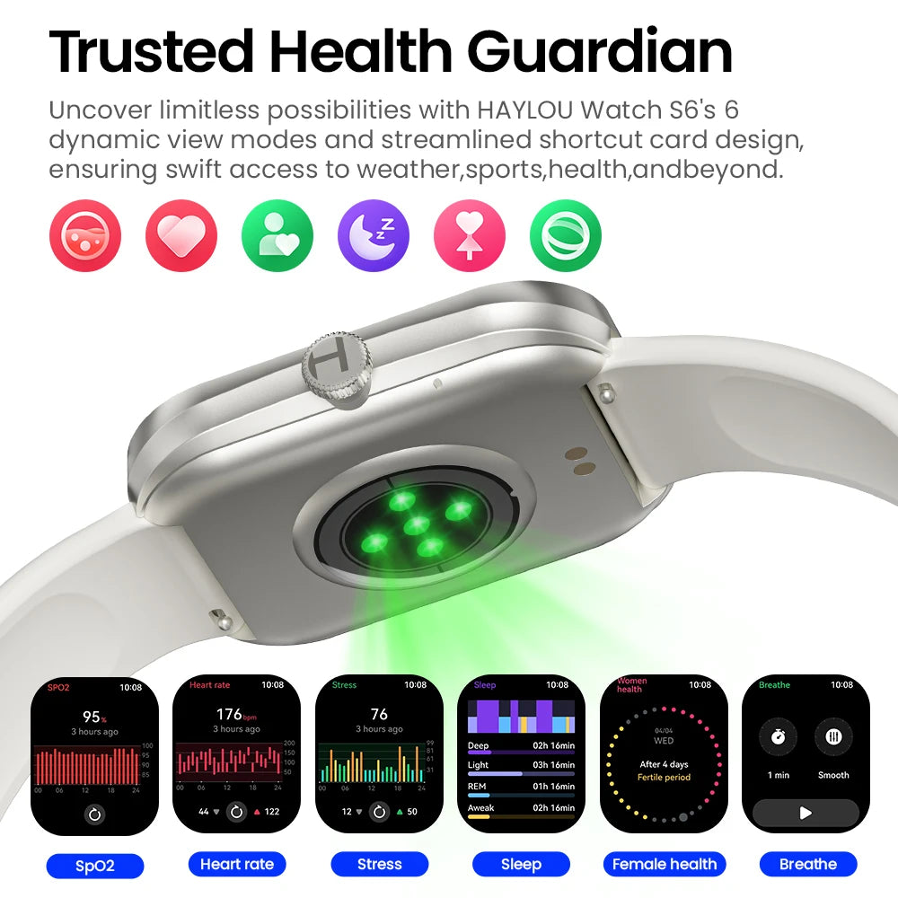 Smartwatch mit Anruf, Gesundheit & Wasserdicht IP68