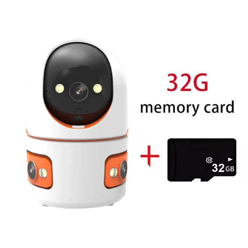 15MP WiFi surveillance camera with PTZ and baby monitor