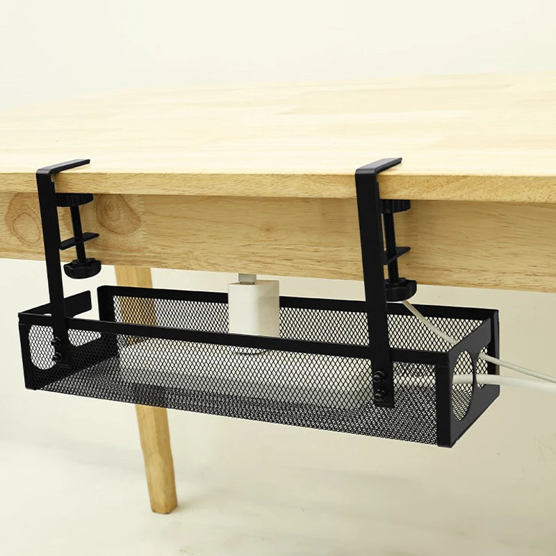 Kabelfach unter Schreibtisch – Steckdosen & Organizer