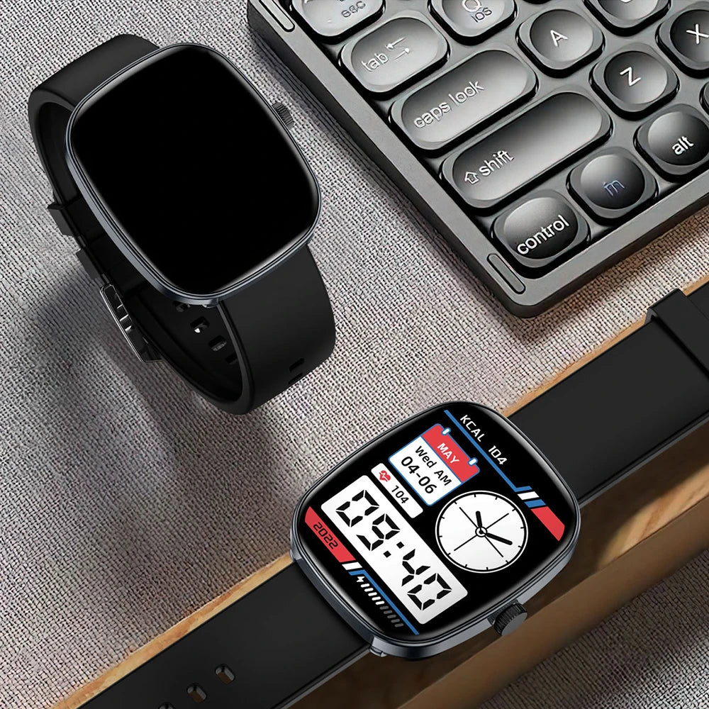 Smartwatch 2025 mit Farbdisplay und Bluetooth