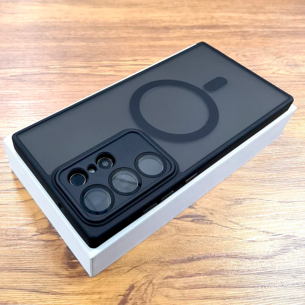 Luxus Matte Hülle für Samsung Galaxy S22–S25 Ultra