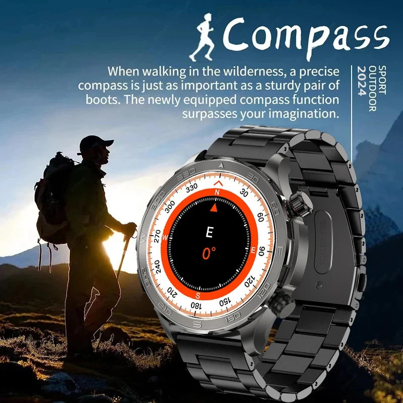 Sport Smartwatch 2025 mit GPS, NFC & AMOLED Display