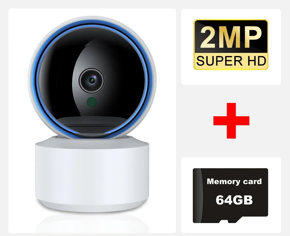 360° PTZ 5MP WiFi Überwachungskamera mit Nachtsicht