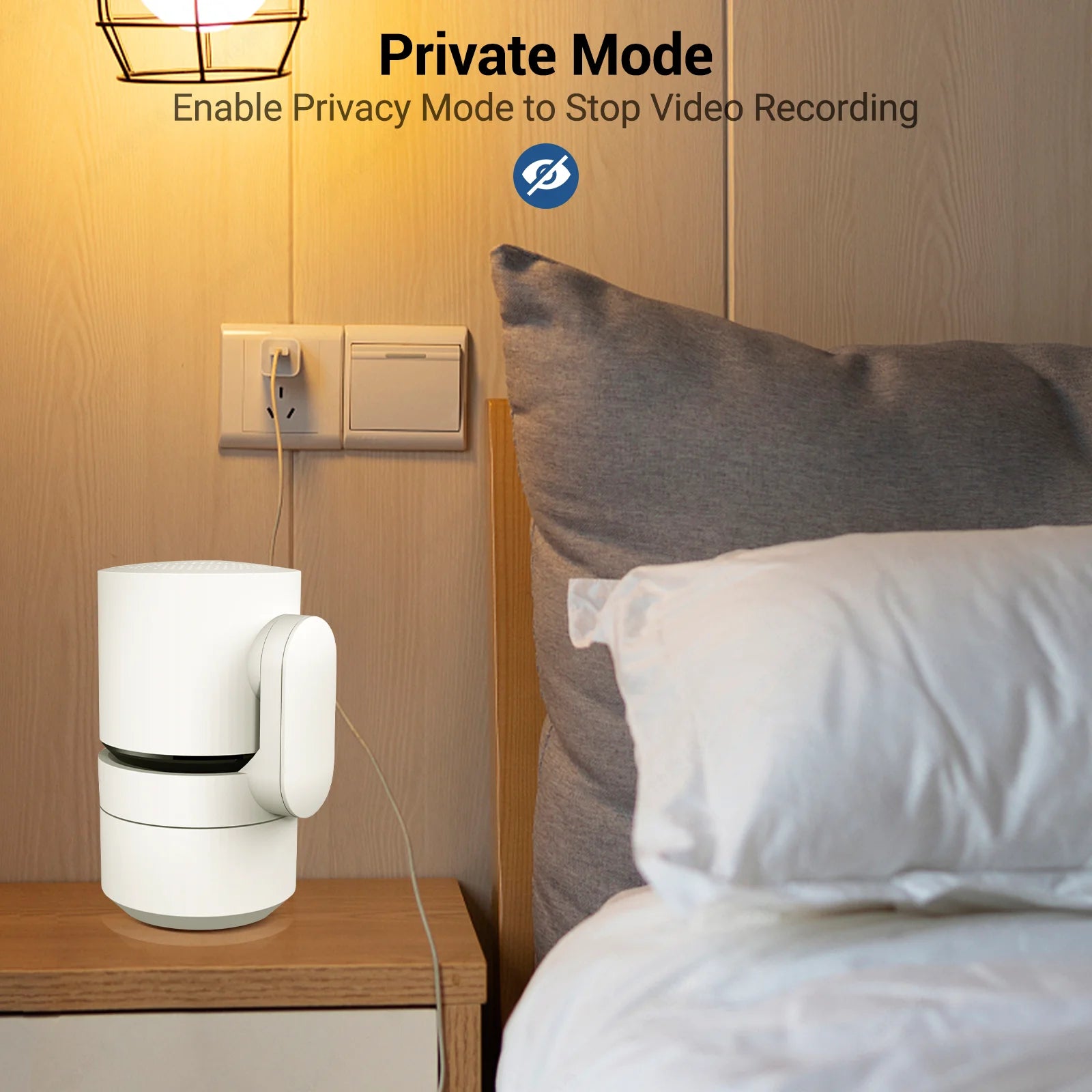 WLAN 1080P Innenkamera mit 360° PTZ und Nachtsicht