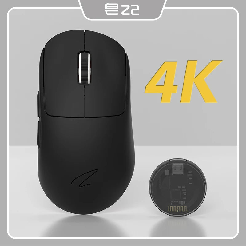 Leichte 4K Gaming-Maus mit 3 Modi und 6 DPI-Stufen