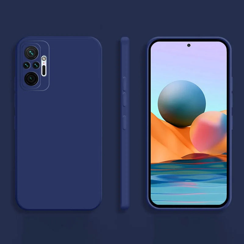 Quadratische Silikonhülle Redmi Note 10 Pro