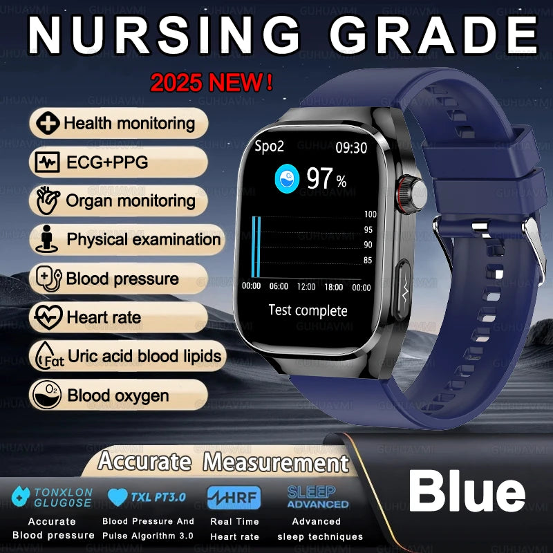 Gesundheits-Smartwatch 2025 mit Uric & Blutlipide