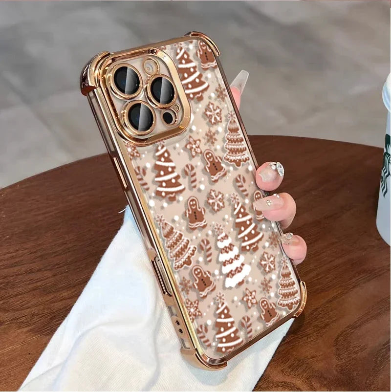 Winterliche Weihnachts TPU Silikonhuelle fuer Google Pixel 8 9 10 Schutz