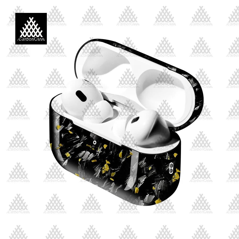Glänzende Kohlefaser Hülle AirPods Pro 1-4