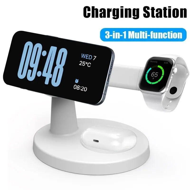 3-in-1 Magnetischer Wireless Charger Ständer iPhone