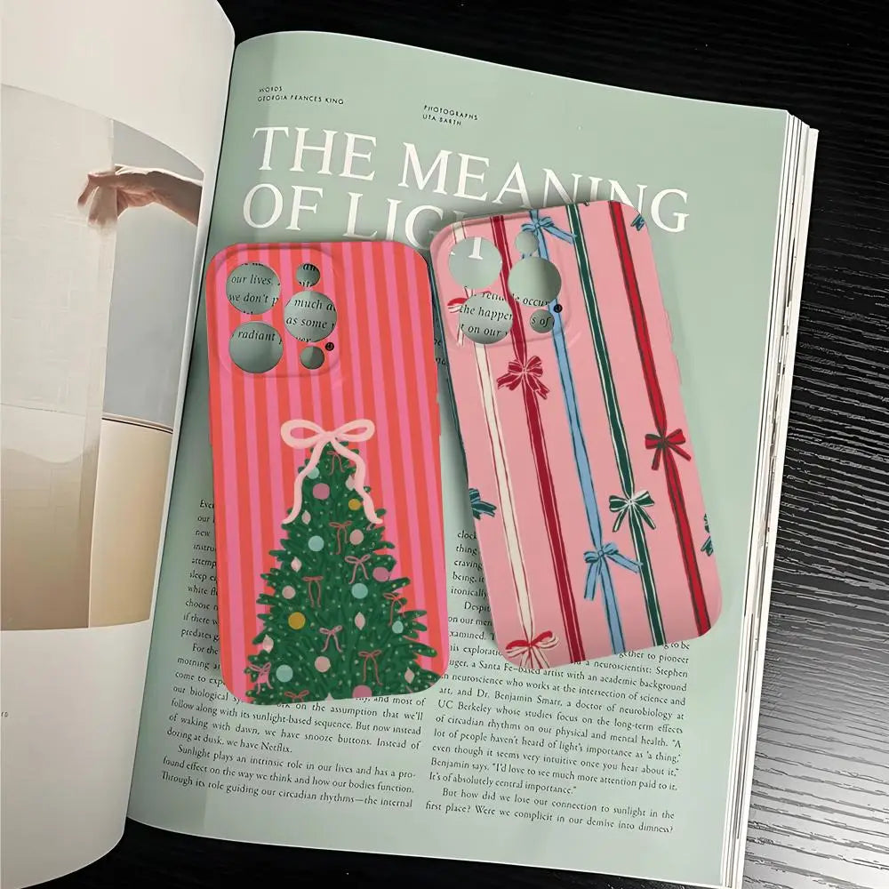 Weihnachtsstreifen Hülle für iPhone 17 & 16