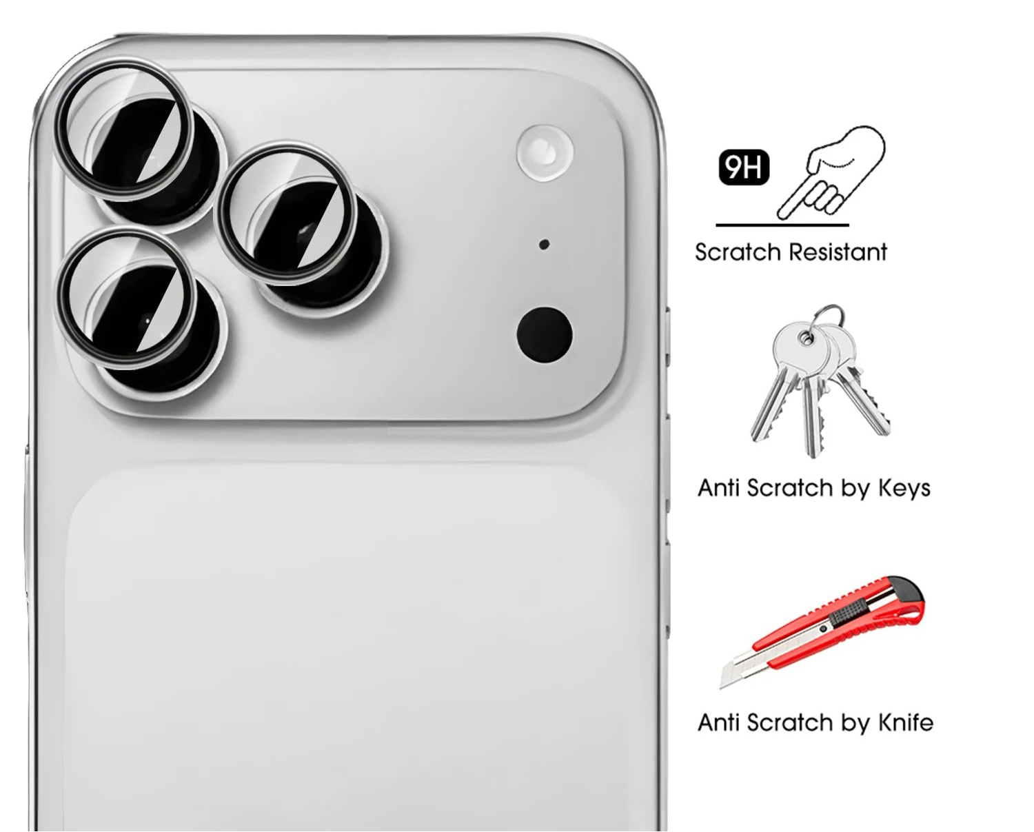 Kamera Schutzglas Set für iPhone 17 Serie