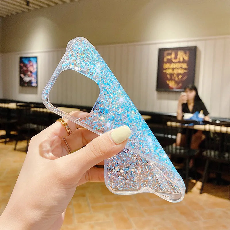 Glitzer TPU Hülle für Samsung Galaxy S25 Schutz