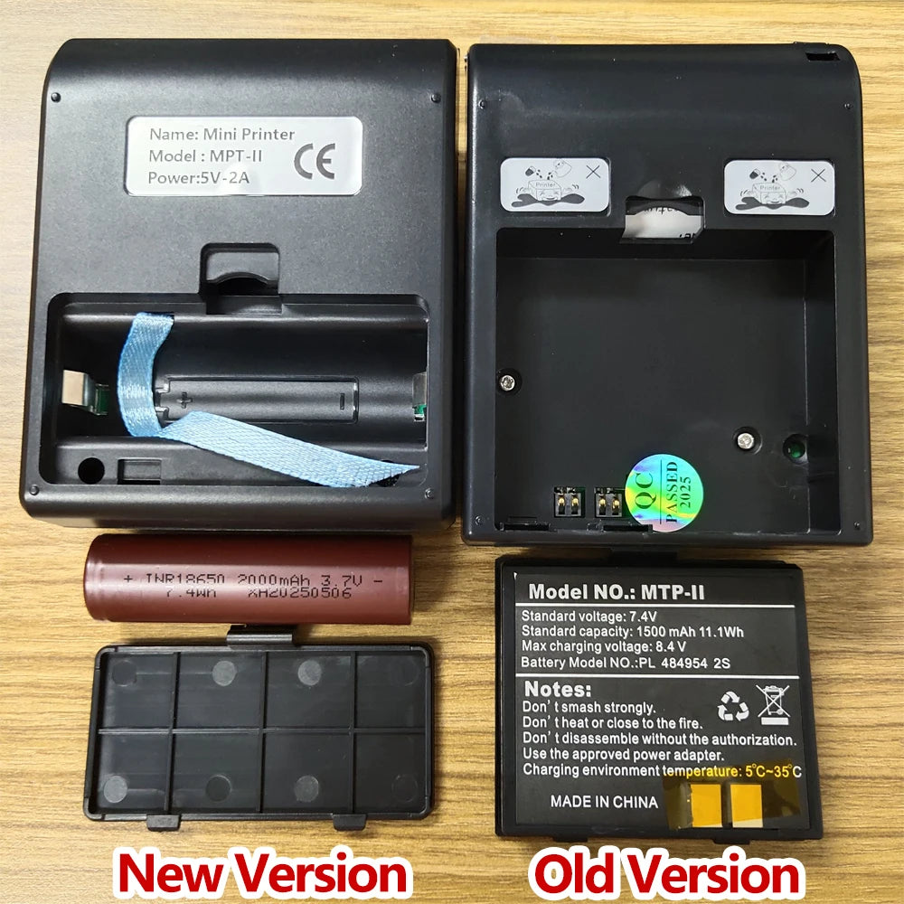 Mobiler Thermodrucker 58mm Bluetooth für Belege