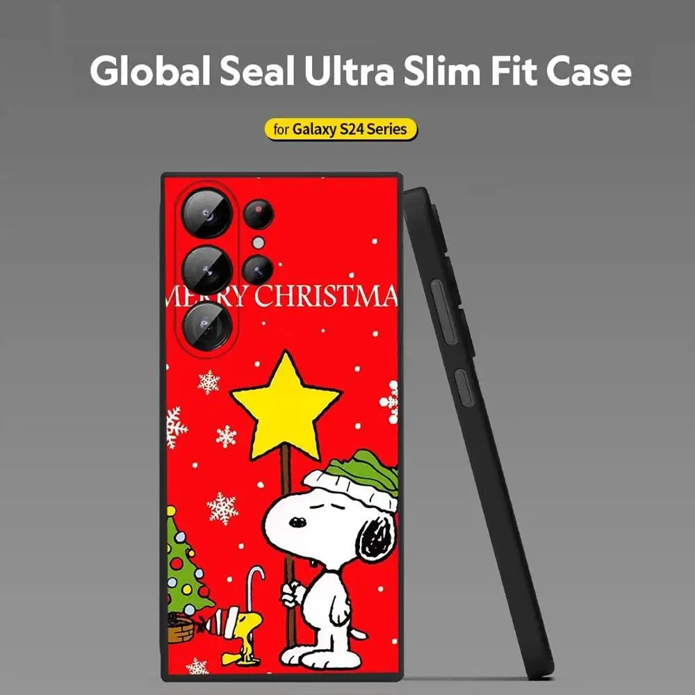 Cartoon Snoopy Weihnachts Handyhülle für Samsung S25