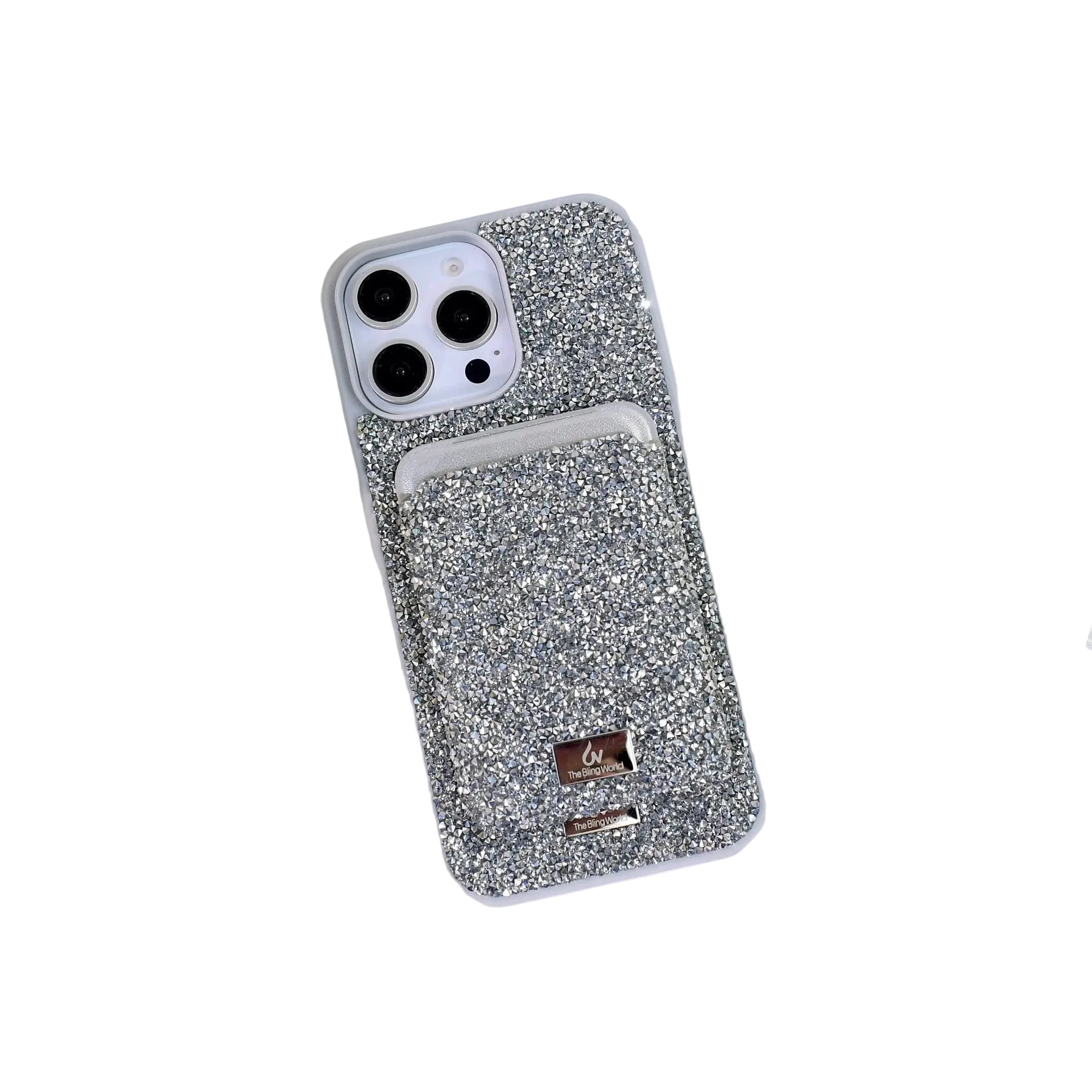 Luxury glitter phone case with rhinestones for iPhone 17