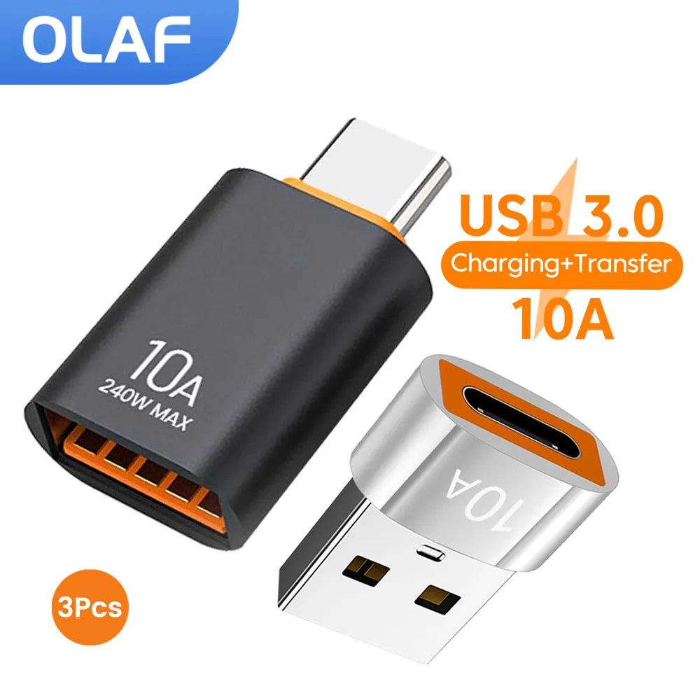 OTG Adapter USB 3.0 A zu USB C, 10 A