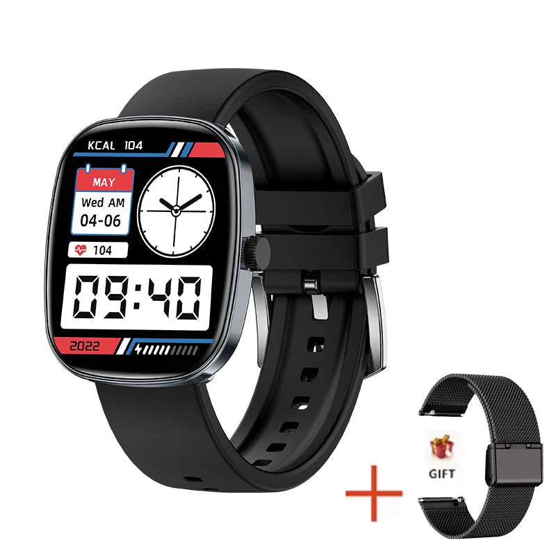 Smartwatch 2025 mit Farbdisplay und Bluetooth