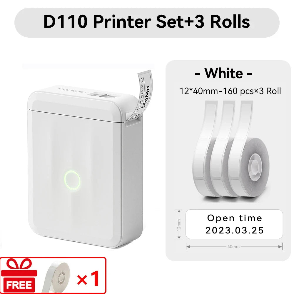 Niimbot D110 Mini Etikettendrucker kabellos Thermo