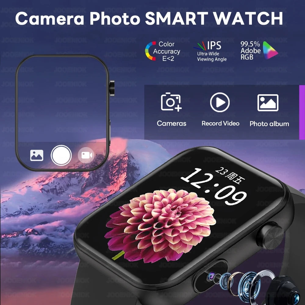 Multifunktionale 2025 Smartwatch mit Kamera & Fitness