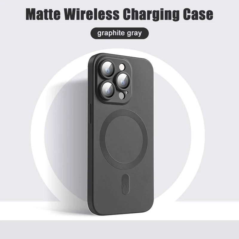 Matte Silikon MagSafe Hülle iPhone Zubehör