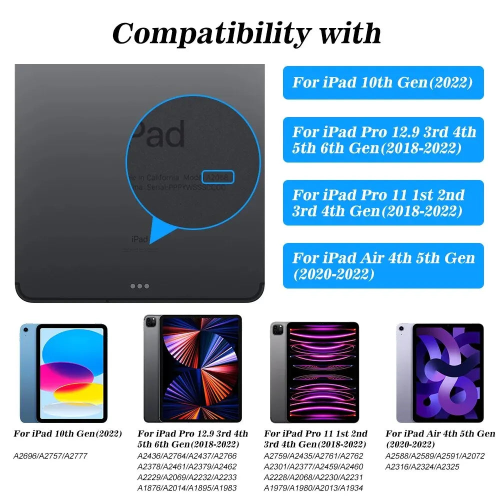 Magic Keyboard Case for iPad Air/Pro