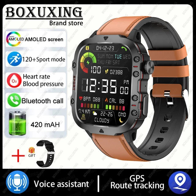 Outdoor Smartwatch 2024 mit GPS und AMOLED Display