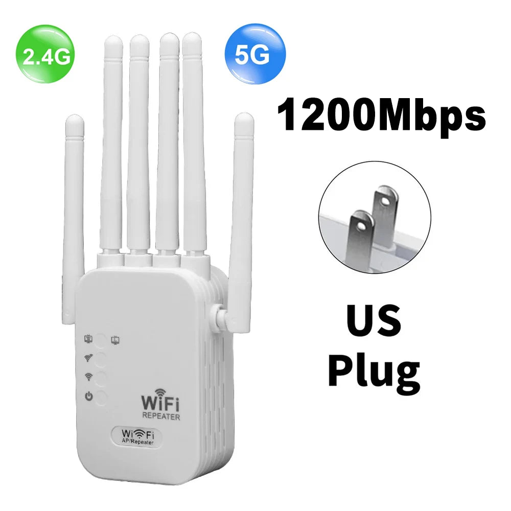 1200Mbps Dualband WLAN Repeater Router