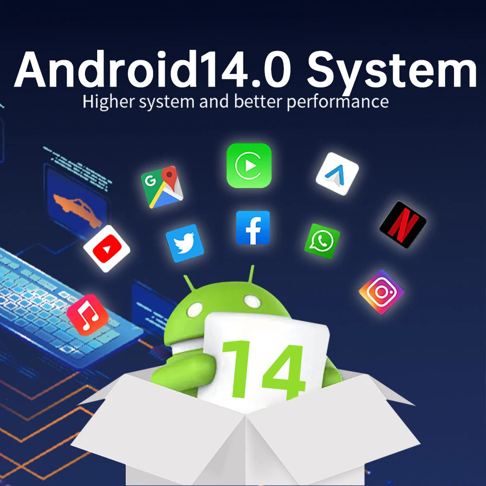 TV Stick Android 14 8K 4K Ultra Schneller Media Player