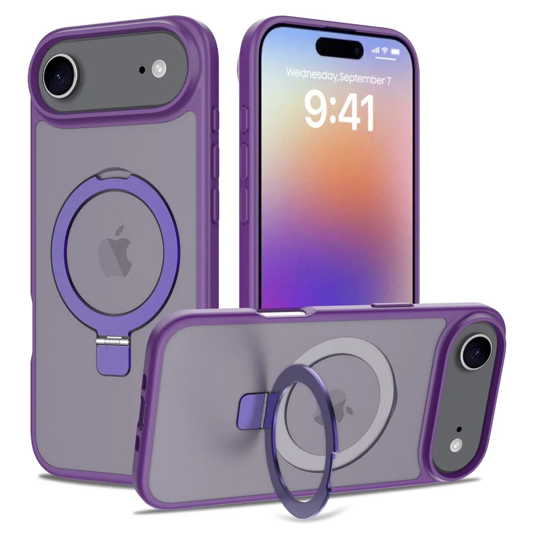 Für iPhone 17 Air – Hülle mit Ständer, MagSafe, stoßfest