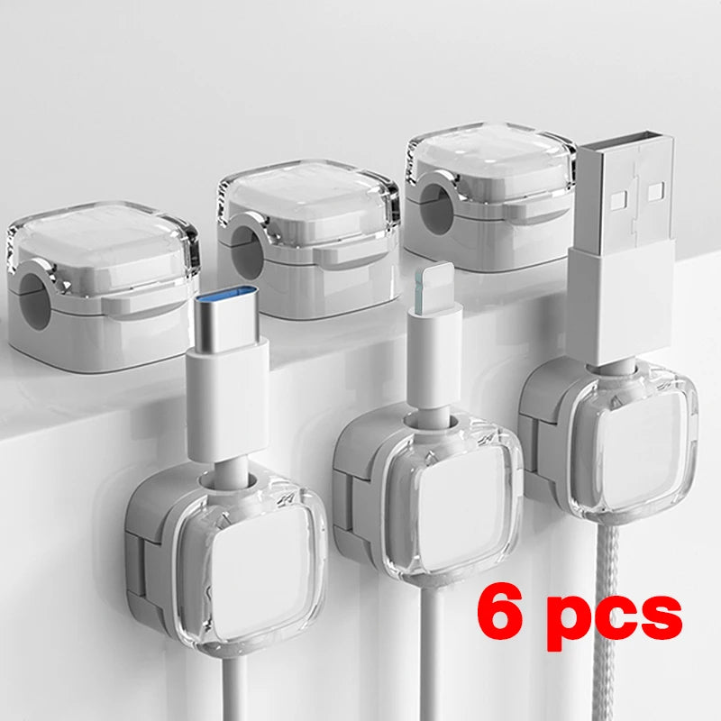 Magnetische Kabelclips für Schreibtisch und Büro