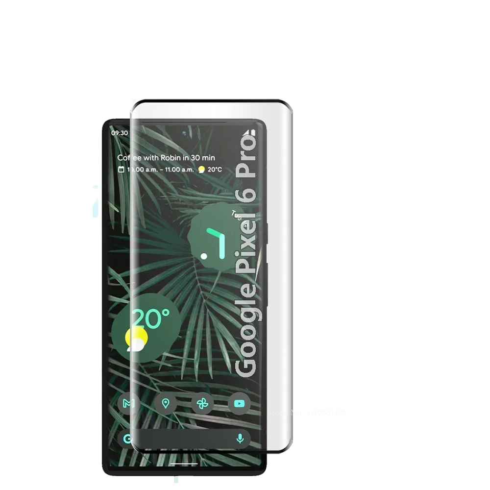 3er Panzerglas für Google Pixel 6 7 Pro Schutzfolie