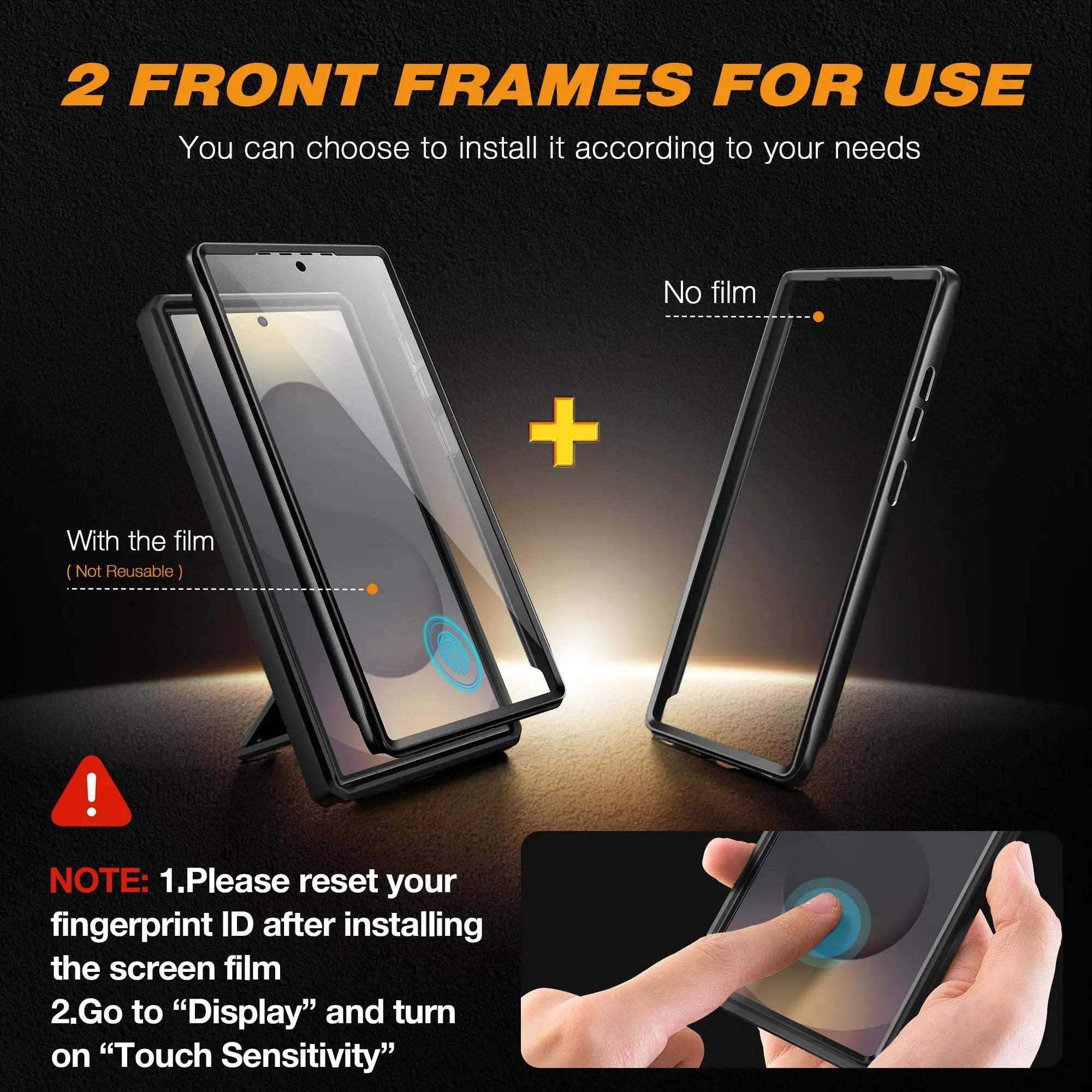 Robuste Schutzhülle mit Ständer für Galaxy S25 Ultra